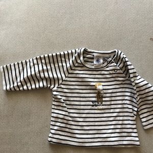 Petit Bateau L/S baby top